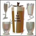 5 ice cold drinks by AngelFyre