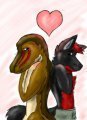 The lovers  by TheRedRaptor