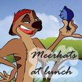 Meerkats at lunch by KolewazakiSan
