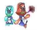 Elgyem and Beheeyem Maids