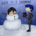 Kleb Is A Snowman!