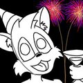 Free New Years Color Me Icon