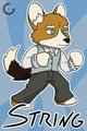(Badge) Chibi Fighting String