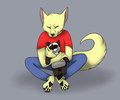 Raccoon Hugging~ by CookieFoxBrandon