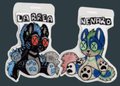 Plush "I love you" Badges by NevAreOh