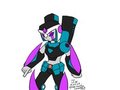 Jinx angry by blade