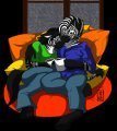 "Blizzard Snuggle"  by SapphWolf