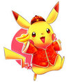Chinese pikachu of prosperity by vermeilbird