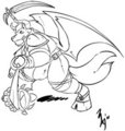 Keyblade Master Coming Though by JacobWolfwing
