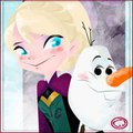 Elsa and Olaf