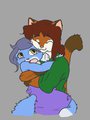 Cuddles (flat colors)