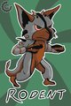 (Badge) Chibi Fighting Rodent