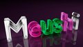 3-D Name art for Meushi