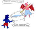 Ronin Drew a Bath