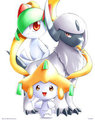 Absol,Kirlia,Jirachi
