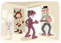Tha naked pizza dare by cumeoart