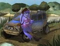 Racing on the mud- Bikini version