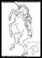 Heraldic Unicorn ACEO