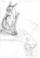 Gargoyle perching