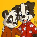 Parinton y Roni by pandapaco