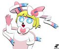 Jennie as a Sylveon