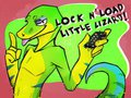 Lock N' Load Little Lizard! by Artalamox