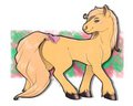 Jessa's feral form by MistyHusky84