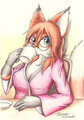 A hot cup of...