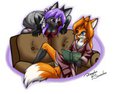 Commission: What'cha reading? by Mancoin