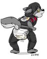 Stinky YCH - Muira Wolf Pup