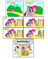 My Little Porny: "The Surprise Party" (Page 01) by NessVII