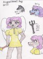 Gregory horror movie-Angel/Devil dog ref sheet