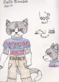 Gregory horror movie-Neko Zombie ref sheet
