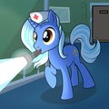 Night time at the hospital