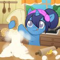 Making breakfast