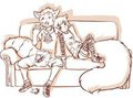 Watching a movie!