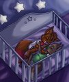 Crib cuddles by purpletiger