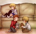 We're children! We're children! by LibidinousWonder