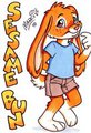 Sesame's first Marci Badge!