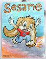 My own Precocious style Sesame badge!