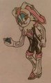 Cream wearing Rouge's Clothes