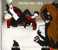 DRAW ME LIKE ONE OF YOUR FRENCH GIRLS (with text)