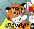 *Bowser and  little Gadjo* by nelson88