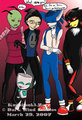 Zim, Dib, Sonic and Shadow
