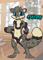 Finished Single- Tsatske the Demon Kitten by Breck