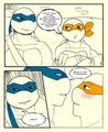 TMNT - First Kiss LxM: Page 14