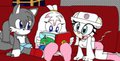 Maverick Blight II, Blueberry, and Mandy (Peni Tails)