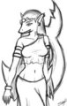 Peaceful (sketch version) by karasame