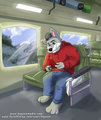 The Train Ride - By Bayson by FlareWinterwolf