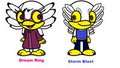 Jet-Vac and Hoot Loop's babies by ChelseaCatGirl